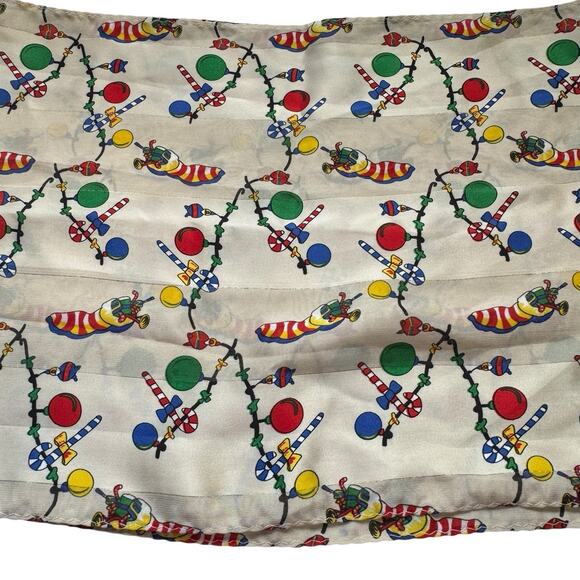 Cejon Festive Christmas Printed Holiday Scarf New w/tags 60”x10” - Picture 4 of 4